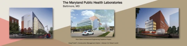 The Maryland Public Health Laboratories Baltimore, MD