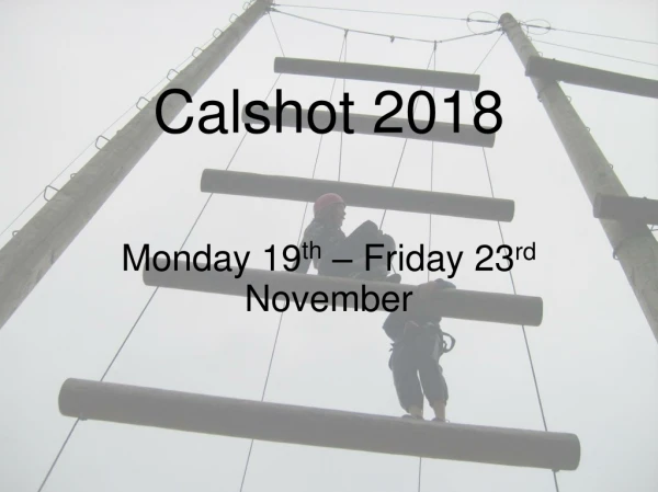 Calshot 2018