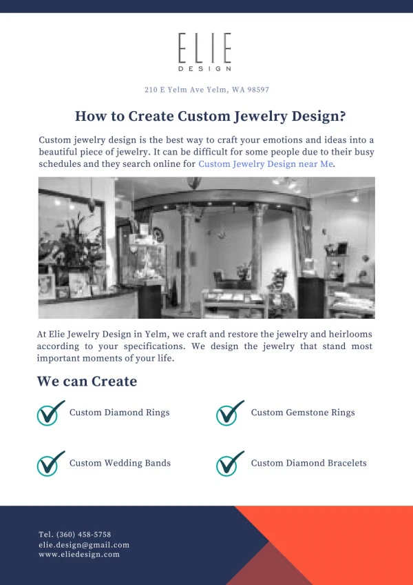 How to Create Custom Jewelry Design?
