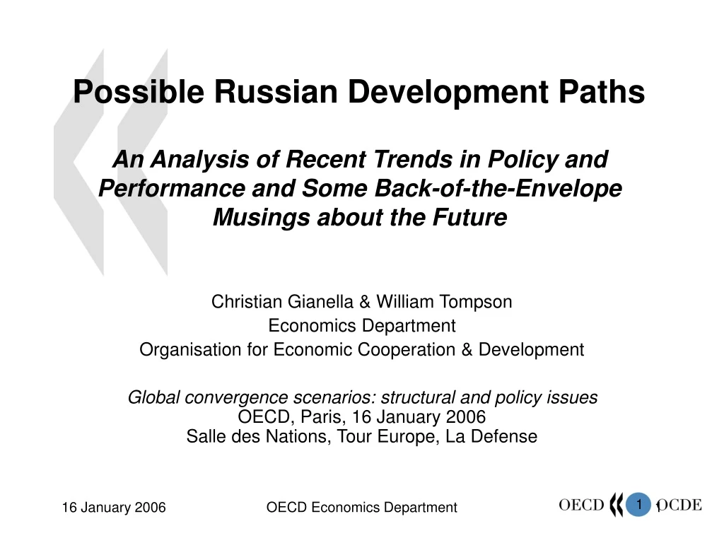 possible russian development paths an analysis