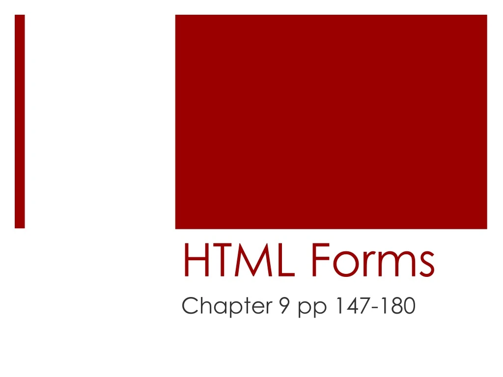 html forms