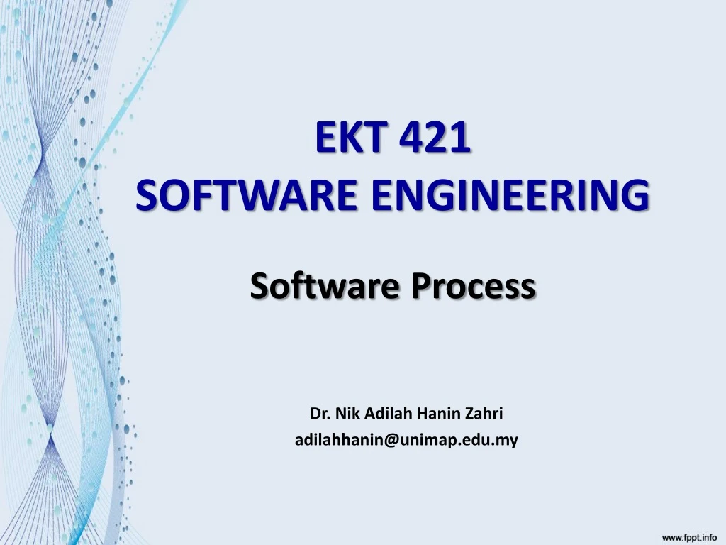 ekt 421 software engineering