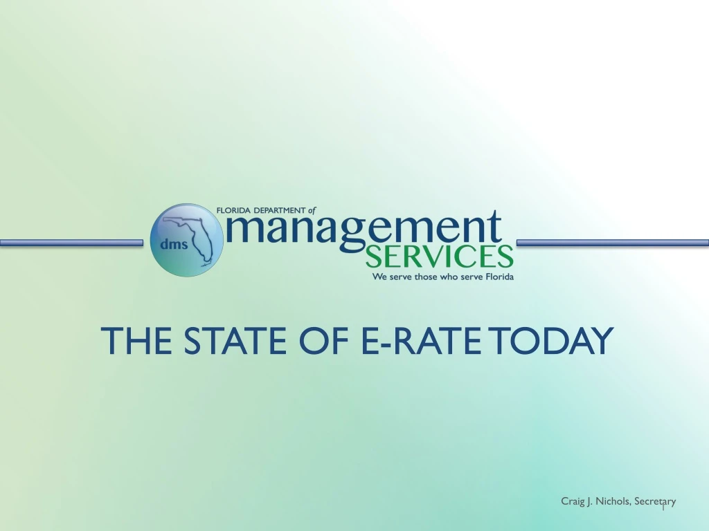 the state of e rate today