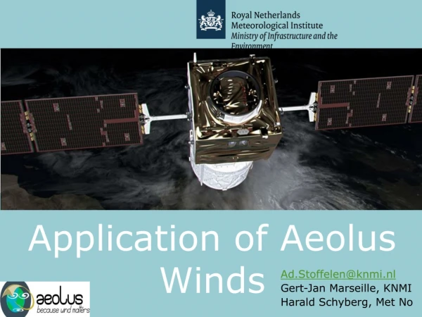 Application of Aeolus Winds