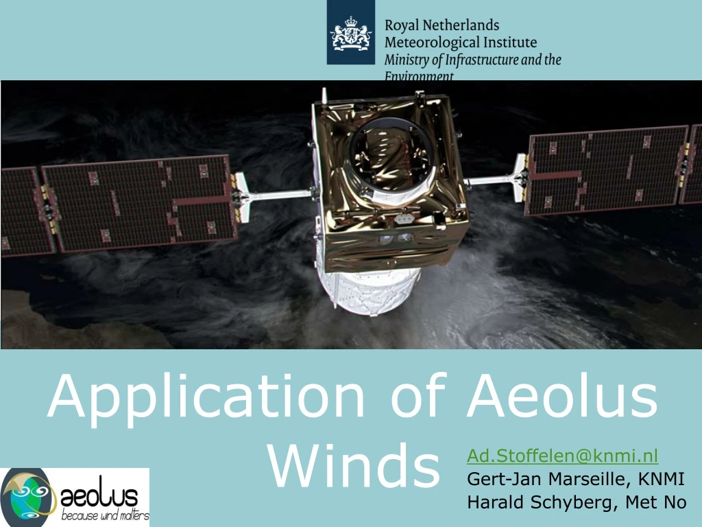 application of aeolus winds