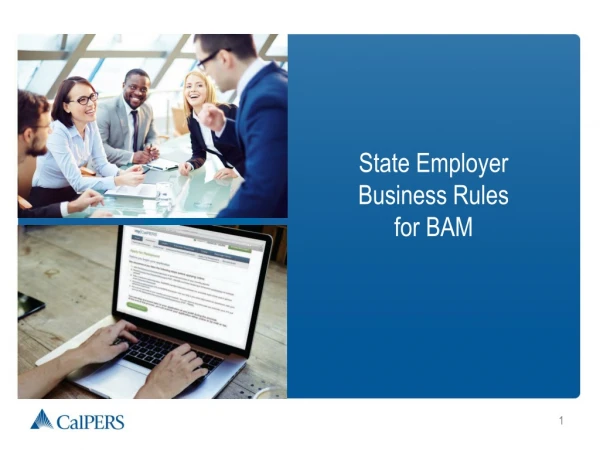State Employer Business Rules for BAM