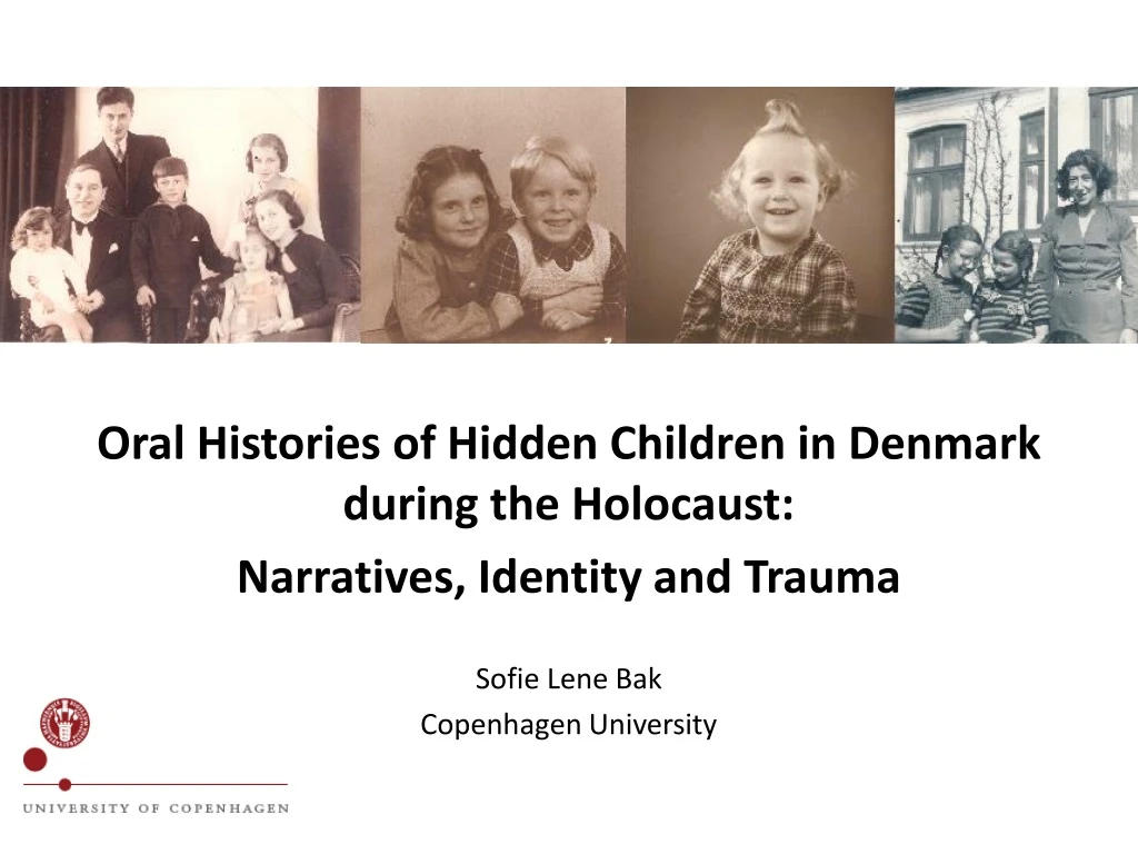 oral histories of hidden children in denmark