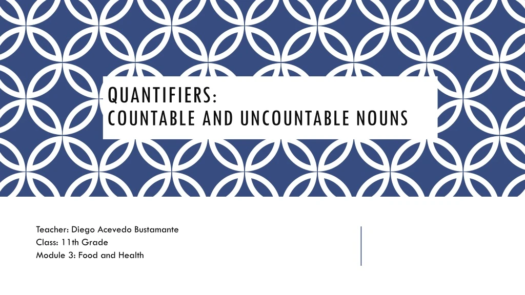 quantifiers countable and uncountable nouns