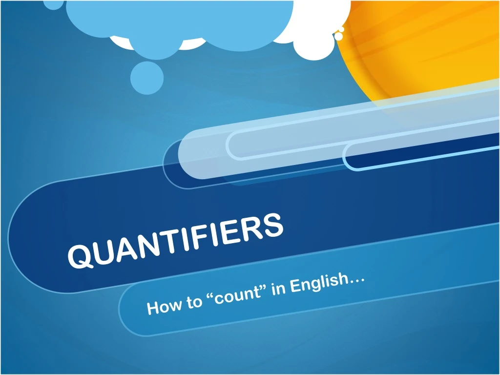 quantifiers