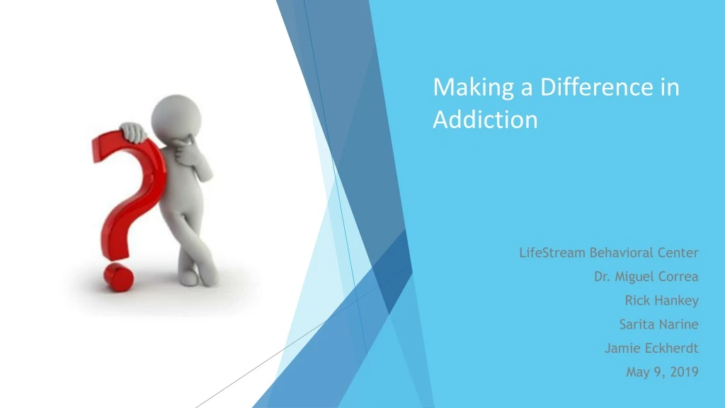 making a difference in addiction