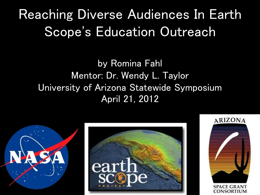 reaching diverse audiences in earth scope