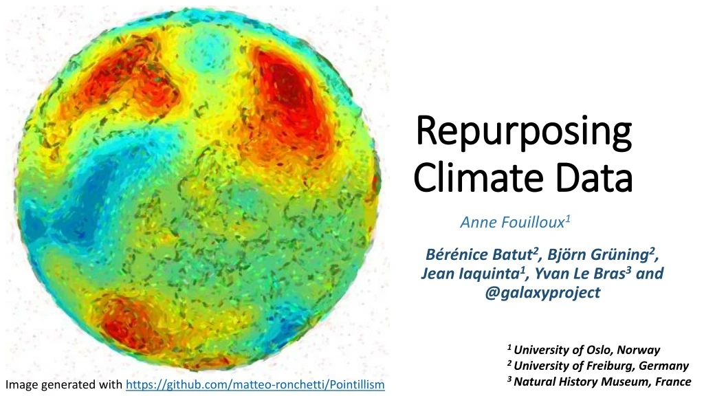 repurposing climate data