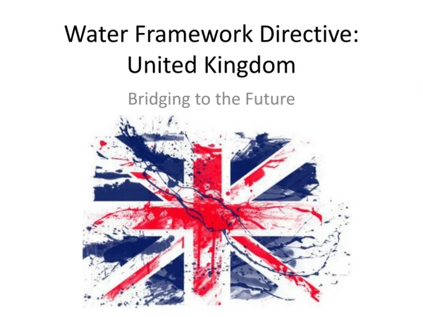 Water Framework Directive : United Kingdom