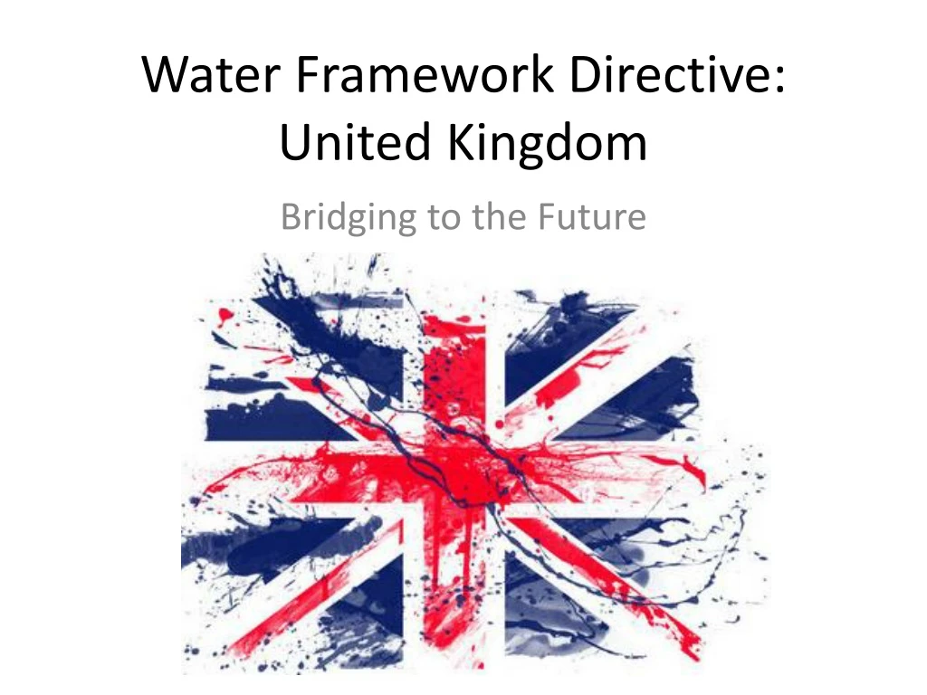 water framework directive united kingdom