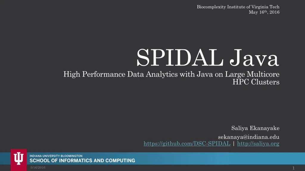 spidal java high performance data analytics with java on large multicore hpc clusters