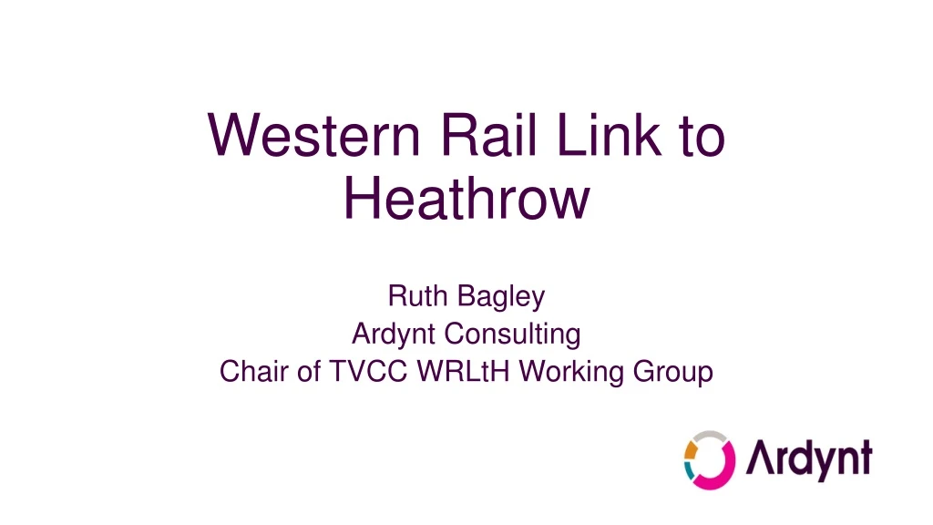 western rail link to heathrow