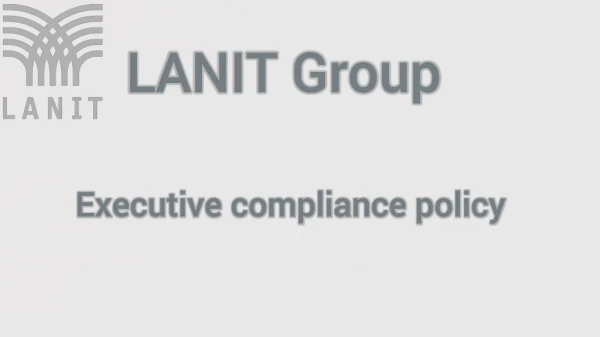 Executive compliance policy