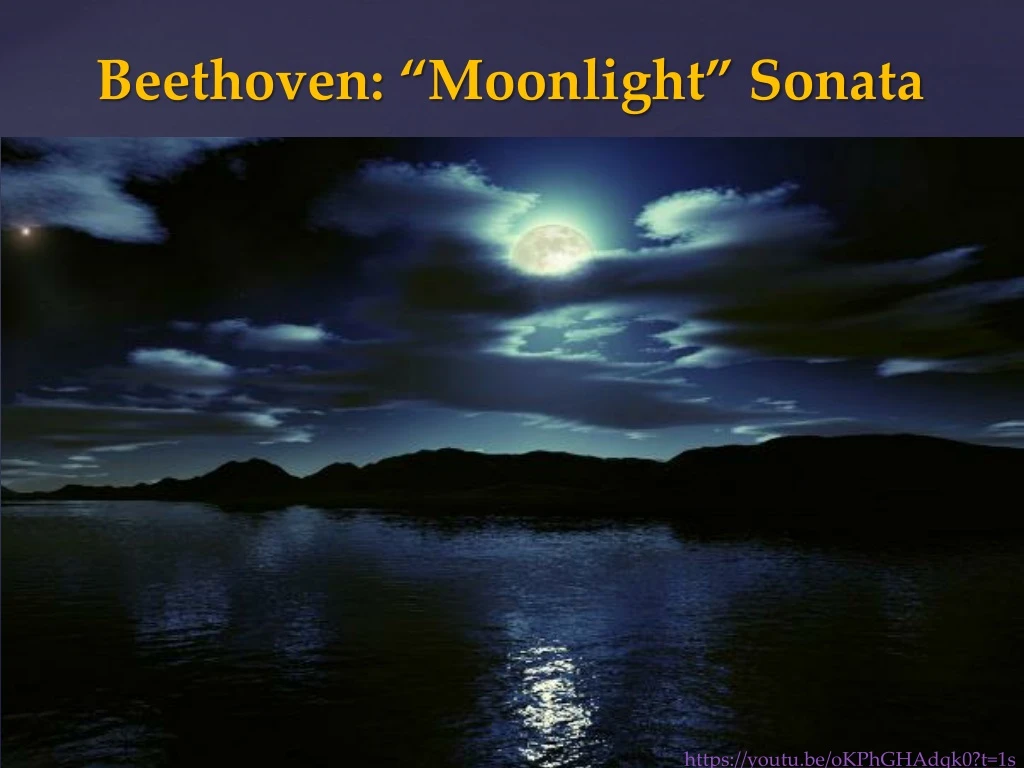 beethoven moonlight sonata