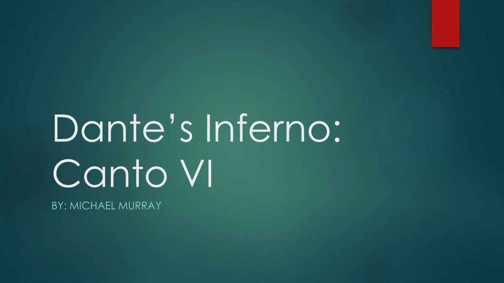 dante s inferno canto vi