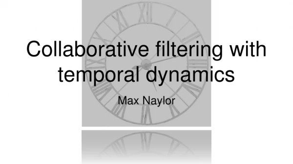 Collaborative filtering with temporal dynamics