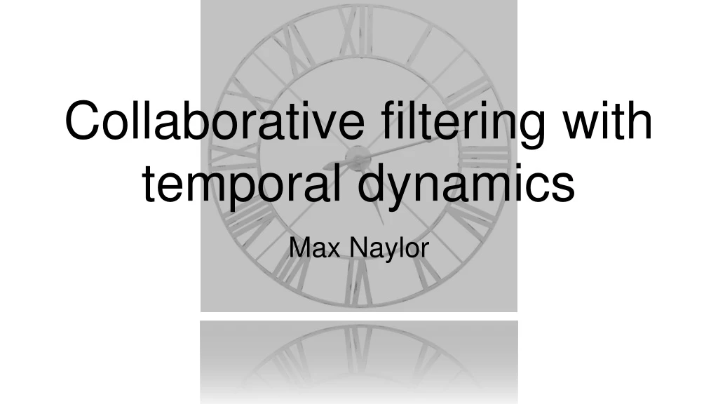 collaborative filtering with temporal dynamics