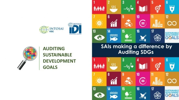 SAIs making a difference by Auditing SDGs