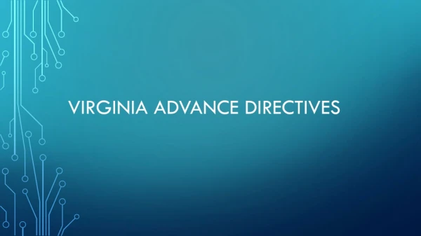Virginia Advance Directives
