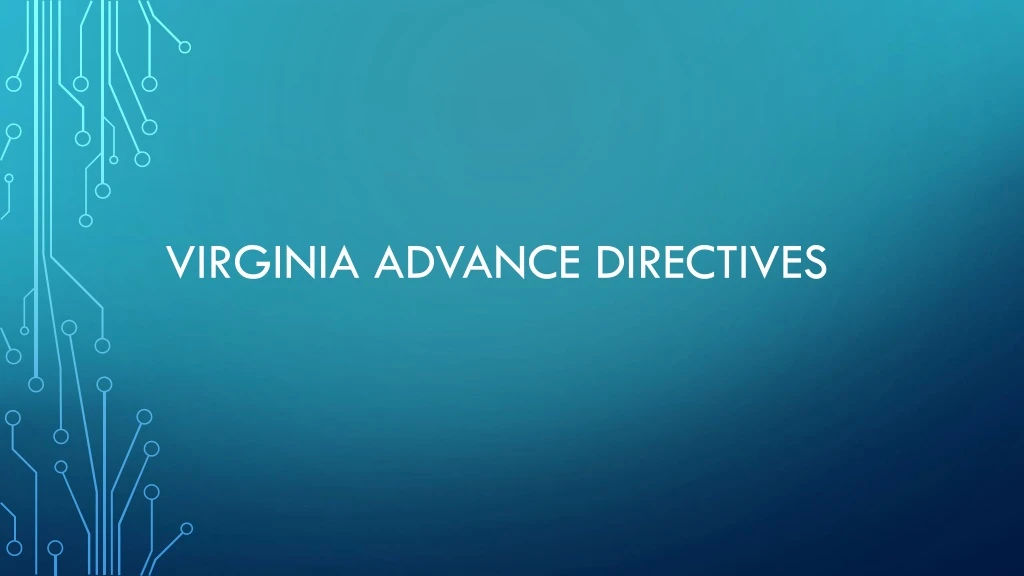 virginia advance directives