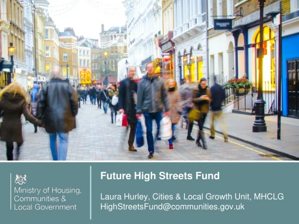 Our plan for the high street (Autumn Budget 2018)
