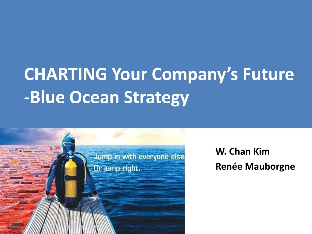 charting your company s future blue ocean strategy