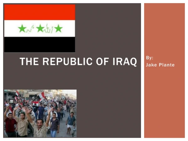 The Republic of Iraq