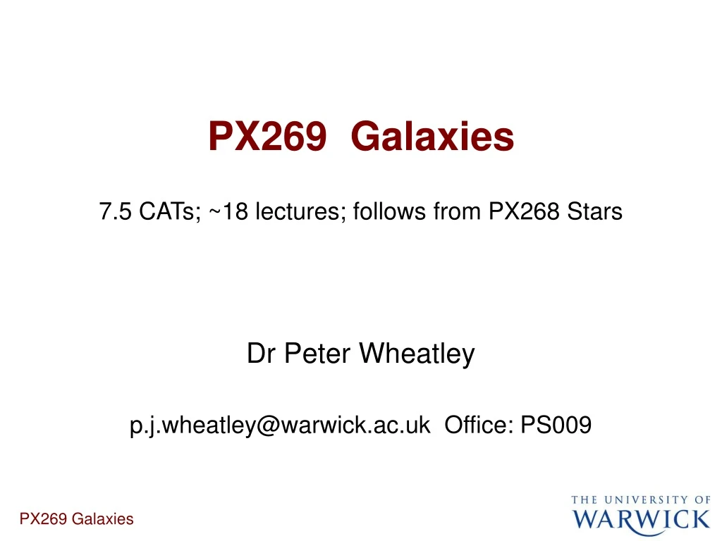 px269 galaxies