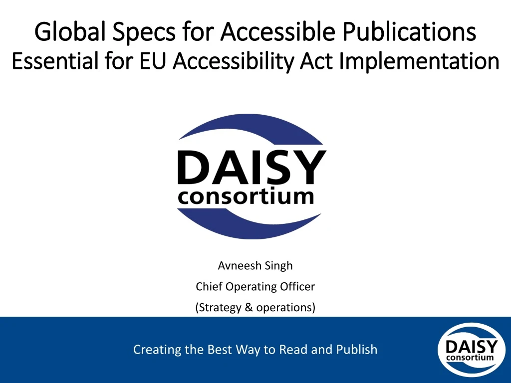 global specs for accessible publications essential for eu accessibility act implementation