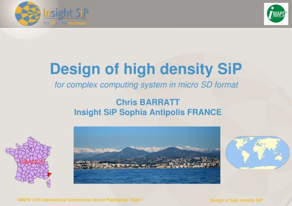 Design of high density SiP