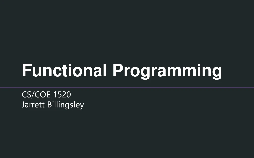 functional programming