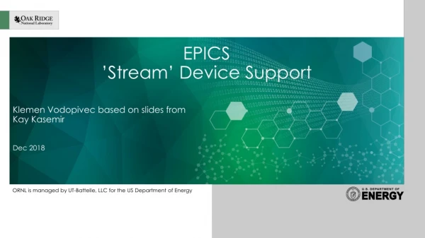 EPICS ’Stream’ Device Support