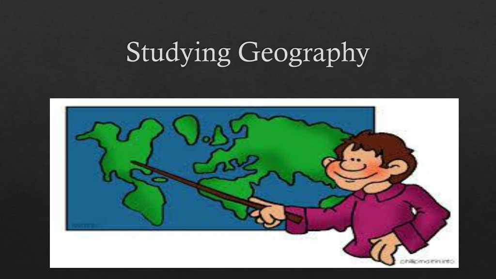 studying geography