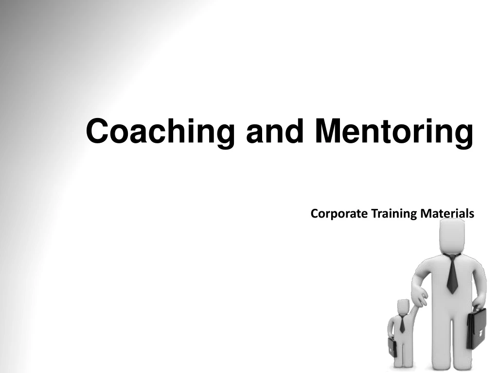 coaching and mentoring corporate training