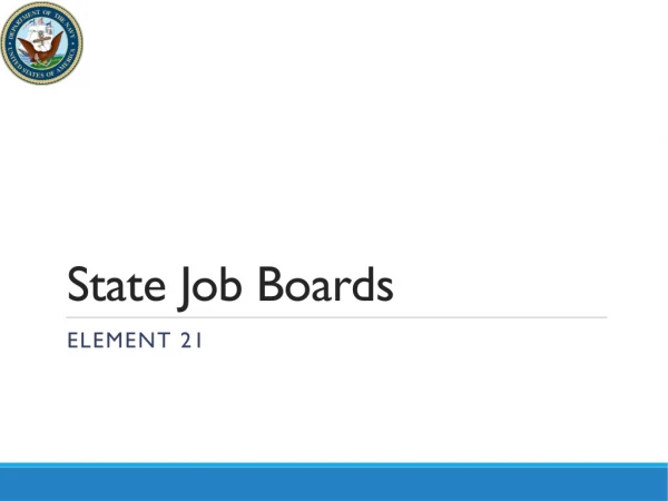 State Job Boards