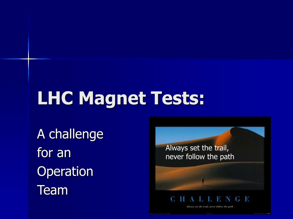 lhc magnet tests