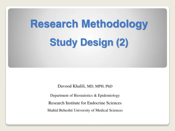 Research Methodology Study Design (2)