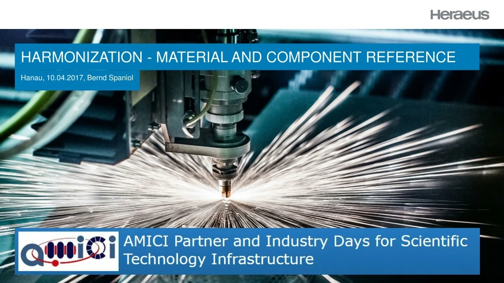 harmonization material and component reference