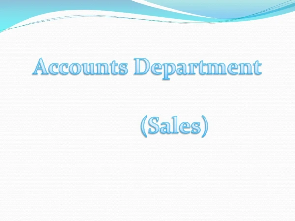 Accounts Department