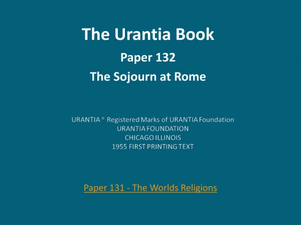 The Urantia Book