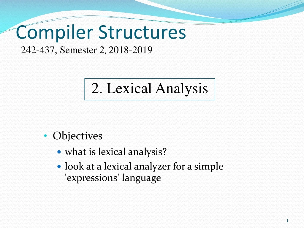 compiler structures