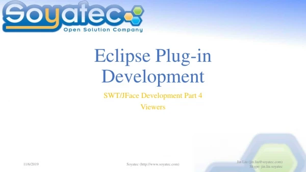 Eclipse Plug-in Development