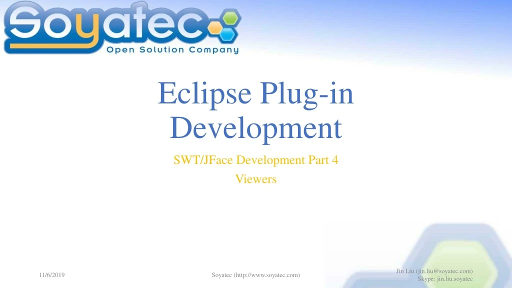 eclipse plug in development