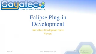 Efficient Viewer Development with SWT/JFace Tools - slide 1