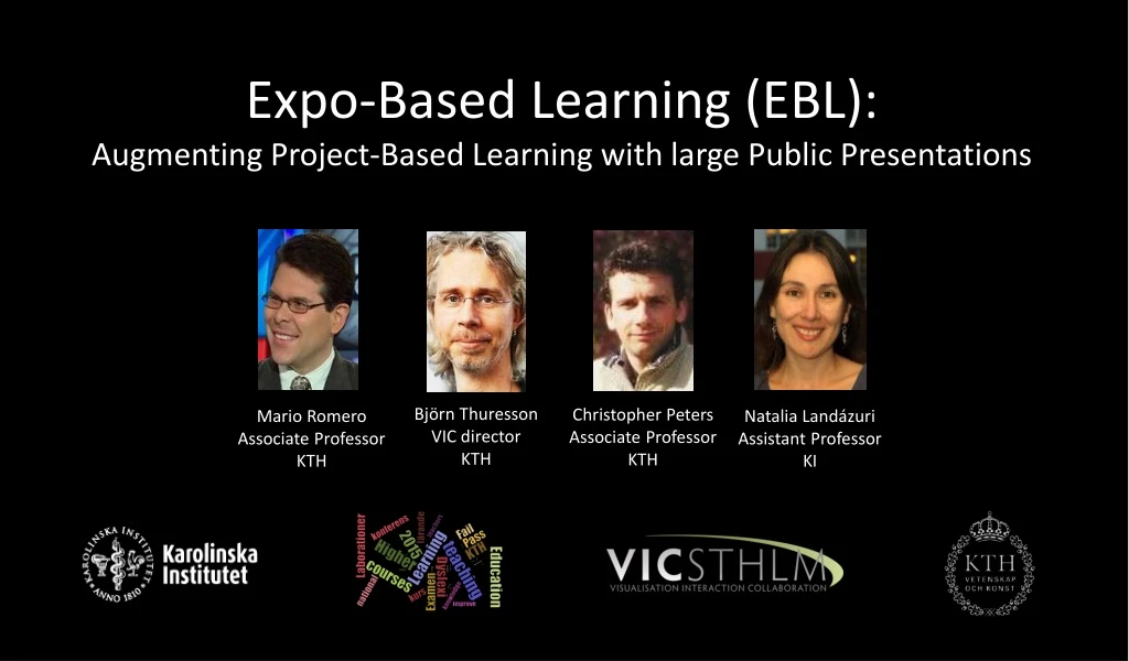 expo based learning ebl augmenting project based learning with large public presentations