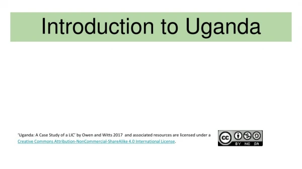 Introduction to Uganda